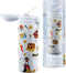 IZY Drinkfles - Kinderbeker - Blauw - Inclusief donatie - Waterfles met Rietje - Thermosbeker - RVS - 6 uur lang warm - 350 ml