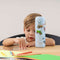 IZY Drinkfles - Kinderbeker - Blauw - Inclusief donatie - Waterfles met Rietje - Thermosbeker - RVS - 6 uur lang warm - 350 ml