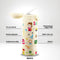 IZY Drinkfles - Kinderbeker - Geel - Inclusief donatie - Waterfles met Rietje - Thermosbeker - RVS - 6 uur lang warm - 350 ml