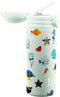 IZY Drinkfles - Kinderbeker - Groen - Inclusief donatie - Waterfles met Rietje - Thermosbeker - RVS - 6 uur lang warm - 350 ml