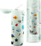 IZY Drinkfles - Kinderbeker - Groen - Inclusief donatie - Waterfles met Rietje - Thermosbeker - RVS - 6 uur lang warm - 350 ml