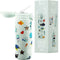 IZY Drinkfles - Kinderbeker - Groen - Inclusief donatie - Waterfles met Rietje - Thermosbeker - RVS - 6 uur lang warm - 350 ml