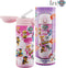 IZY Drinkfles - Kinderbeker - Paw Patrol - Inclusief donatie - Waterfles met Rietje - Thermosbeker - RVS - 6 uur lang warm - 500 ml