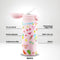 IZY Drinkfles - Kinderbeker - Roze - Inclusief donatie - Waterfles met Rietje - Thermosbeker - RVS - 6 uur lang warm - 350 ml