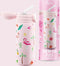 IZY Drinkfles - Kinderbeker - Roze - Inclusief donatie - Waterfles met Rietje - Thermosbeker - RVS - 6 uur lang warm - 350 ml