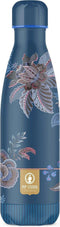 IZY Drinkfles - Pip Studio - CeCe Fiore Blauw - Inclusief donatie - Waterfles - Thermosbeker - RVS - 12 uur lang warm - 500 ml