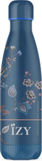 IZY Drinkfles - Pip Studio - CeCe Fiore Blauw - Inclusief donatie - Waterfles - Thermosbeker - RVS - 12 uur lang warm - 500 ml