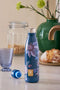 IZY Drinkfles - Pip Studio - CeCe Fiore Blauw - Inclusief donatie - Waterfles - Thermosbeker - RVS - 12 uur lang warm - 500 ml