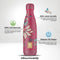 IZY Drinkfles - Pip Studio - Flower Festival Roze - Inclusief donatie - Waterfles - Thermosbeker - RVS - 12 uur lang warm - Kerstcadeau - 500 ml