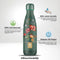 IZY Drinkfles - Pip Studio - Winter Wonderland Groen - Inclusief donatie - Waterfles - Thermosbeker - RVS - 12 uur lang warm - 500 ml