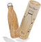 IZY Drinkfles - Prints - Design Bruin - Inclusief donatie - Waterfles - Thermosbeker - RVS - 12 uur lang warm - 500 ml
