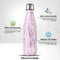 IZY Drinkfles - Prints - Design Roze - Inclusief donatie - Waterfles - Thermosbeker - RVS - 12 uur lang warm - 500 ml