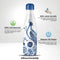 IZY Drinkfles - Prints - Heinen Delfts Blauw - Inclusief donatie - Waterfles - Thermosbeker - RVS - 12 uur lang warm - Kerstcadeau - 500 ml
