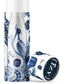 IZY Drinkfles - Prints - Heinen Delfts Blauw - Inclusief donatie - Waterfles - Thermosbeker - RVS - 12 uur lang warm - Kerstcadeau - 500 ml