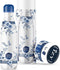 IZY Drinkfles - Prints - Heinen Delfts Blauw - Inclusief donatie - Waterfles - Thermosbeker - RVS - 6 uur lang warm - Kerstcadeau - 500 ml