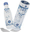 IZY Drinkfles - Prints - Heinen Delfts Blauw - Inclusief donatie - Waterfles - Thermosbeker - RVS - 6 uur lang warm - Kerstcadeau - 500 ml