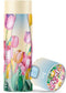 IZY Drinkfles - Prints - Tulpenveld - Inclusief donatie - Waterfles - Thermosbeker - RVS - 12 uur lang warm - 500 ml