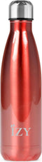 IZY Drinkfles - Rood - Inclusief donatie - Waterfles - Thermosbeker - RVS - 12 uur lang warm - 500 ml