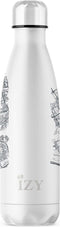 IZY Drinkfles - Rotterdam - Inclusief donatie - Waterfles - Thermosbeker - RVS - 12 uur lang warm - 500 ml