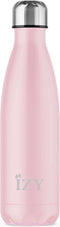 IZY Drinkfles - Roze - Inclusief donatie - Waterfles - Thermosbeker - RVS - 12 uur lang warm - 500 ml