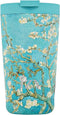 IZY Drinkfles - Van Gogh - Amandelbloesem - Inclusief donatie - Koffiebeker to go - Thermosbeker - RVS - 6 uur lang warm - 350 ml
