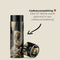 IZY Drinkfles - Van Gogh - Kop van een skelet met sigaret - Inclusief donatie - Waterfles - Thermosbeker - RVS - 6 uur lang warm - 500 ml