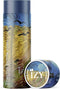 IZY Drinkfles - Van Gogh - Korenveld - Inclusief donatie - Waterfles - Thermosbeker - RVS - 12 uur lang warm - Kerstcadeau - 500 ml