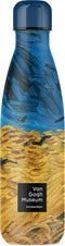 IZY Drinkfles - Van Gogh - Korenveld - Inclusief donatie - Waterfles - Thermosbeker - RVS - 12 uur lang warm - Kerstcadeau - 500 ml