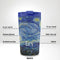 IZY Drinkfles - Van Gogh - Starry Night - Inclusief donatie - Koffiebeker to go - Thermosbeker - RVS - 6 uur lang warm - 350 ml