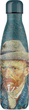 IZY Drinkfles - Van Gogh - Zelfportret - Inclusief donatie - Waterfles - Thermosbeker - RVS - 12 uur lang warm - Kerstcadeau - 500 ml