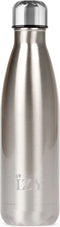 IZY Drinkfles - Zilver - Inclusief donatie - Waterfles - Thermosbeker - RVS - 12 uur lang warm - 500 ml