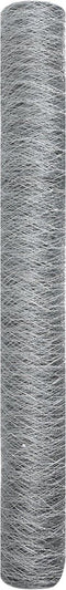 vidaXL - Hexagonale - Omheining - 1.4x50 - m - Gegalvaniseerd - Staal
