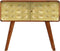 vidaXL - Dressoir - 90x30x77 - cm - massief - sheeshamhout - met - gouden - print