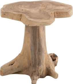 J-Line bijzettafel Amy Teak - hout - naturel - small