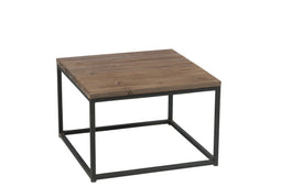 J-Line Bijzettafel - hout/metaal - bruin/zwart
