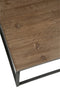 J-Line Bijzettafel - hout/metaal - bruin/zwart