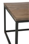 J-Line Bijzettafel - hout/metaal - bruin/zwart