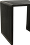 J-Line bijzettafel Kubus - hout - zwart - set van 2