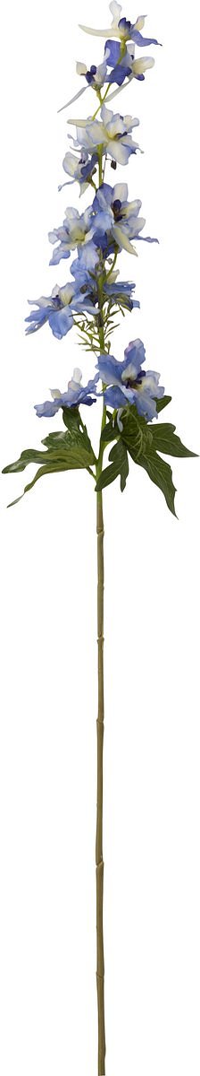 J-Line bloem Delphinium - kunststof - lichtblauw - 12 stuks
