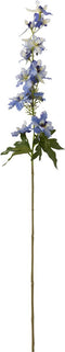 J-Line bloem Delphinium - kunststof - lichtblauw - 12 stuks