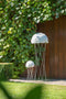 J-Line Bloembol Half Rozen - kunststof - wit - small