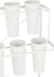 J-Line bloemenstandaard 18Stuks - metaal - wit - large - Ø 46.50 cm