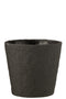 J-Line Bloempot Bar Cement Zwart Extra Large