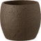 J-Line bloempot Enya - keramiek - bruin - large - Ø 24 cm
