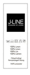 J-Line Bloempot Enya Keramiek Wit Xlarge