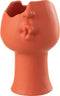 J-Line bloempot Enya - porselein - terracotta - Ø 17 cm