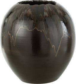 J-Line bloempot - keramiek - bruin - medium - Ø 40 cm