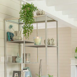 J-line bloempot Lake keramiek wit