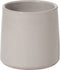 J-Line bloempot Rond - keramiek - grijs - small - 2 stuks - Ø 18 cm
