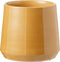 J-Line bloempot Rond - keramiek - oker - small - 2 stuks - Ø 17 cm
